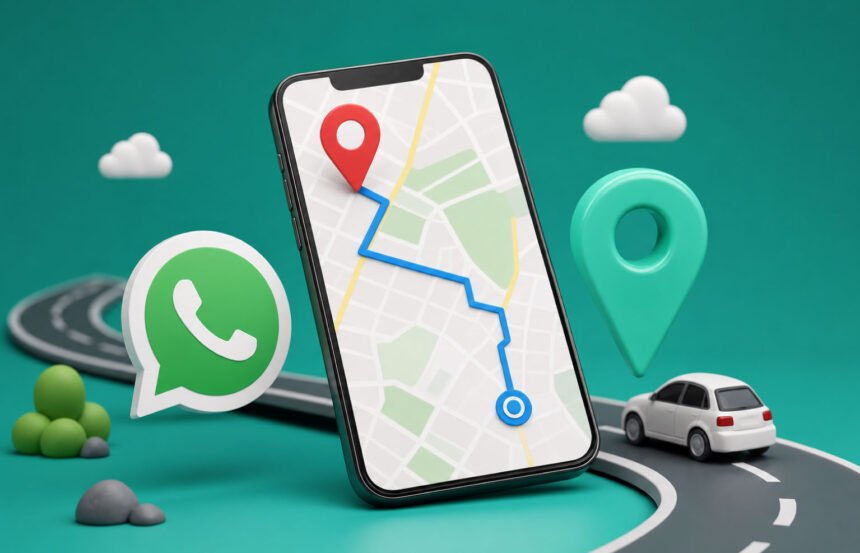 WhatsApp Standort senden