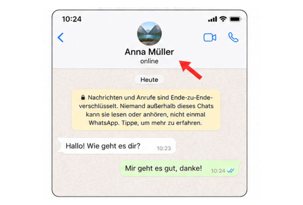 WhatsApp-Kontaktinformationen auf dem iPhone öffnen