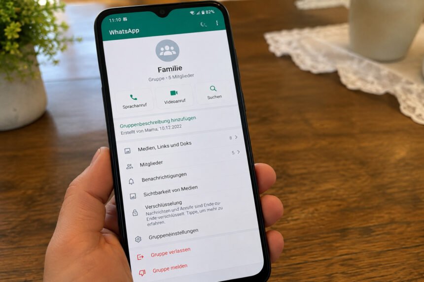 WhatsApp Gruppe löschen